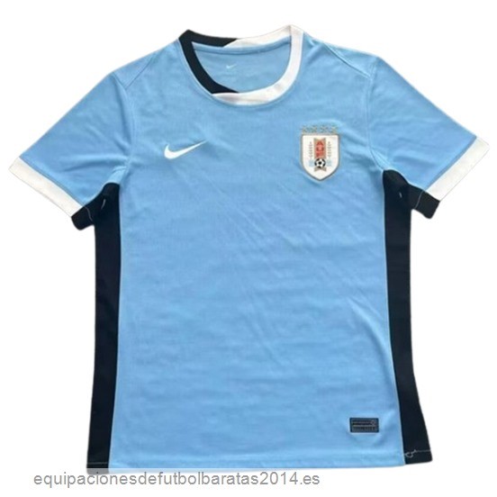 Nuevo Tailandia 1ª Camiseta Uruguay 2024 Azul Baratas